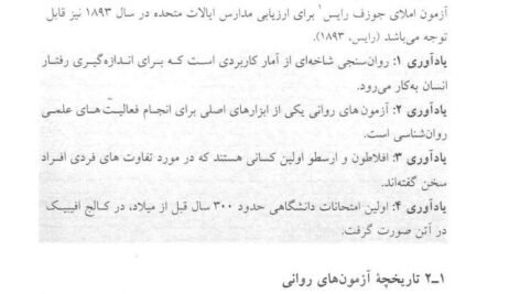 دانلود فایل PDF کتاب کاربرد آزمون های روانی حسن امین پور