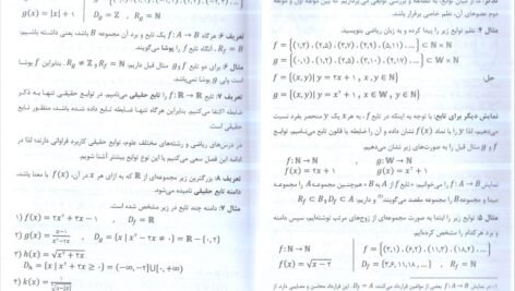دانلود فایل PDF کتاب ریاضیات عمومی 1 محمد علی کرایه چیان