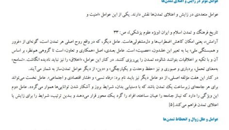 دانلود فایل PDF کتاب تاریخ فرهنگ و تمدن اسلام (ویژه علوم پزشکی) علی اکبر ولایتی