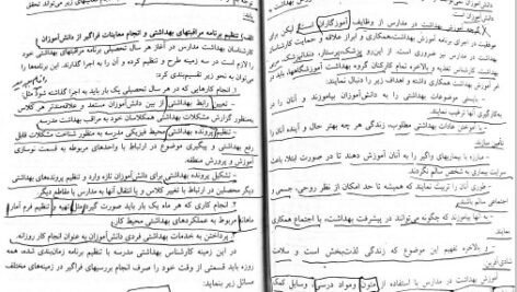 دانلود فایل PDF کتاب بهداشت مدارس اسماعیل دل پیشه