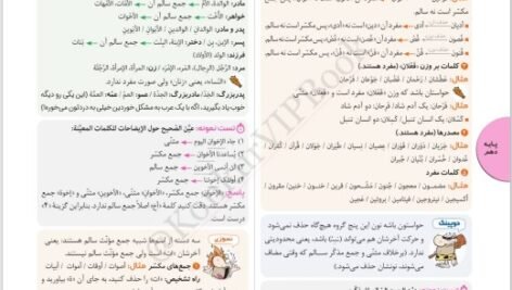 دانلود فایل PDF کتاب جامع عربی مهر و ماه نظام جدید