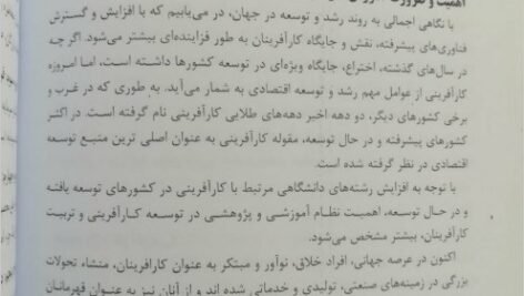 دانلود فایل PDF کتاب کار آفرینی دکتر مژگان حیاتی