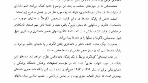 دانلود فایل PDF کتاب داده کاوی و کشف دانش مهدی غضنفری